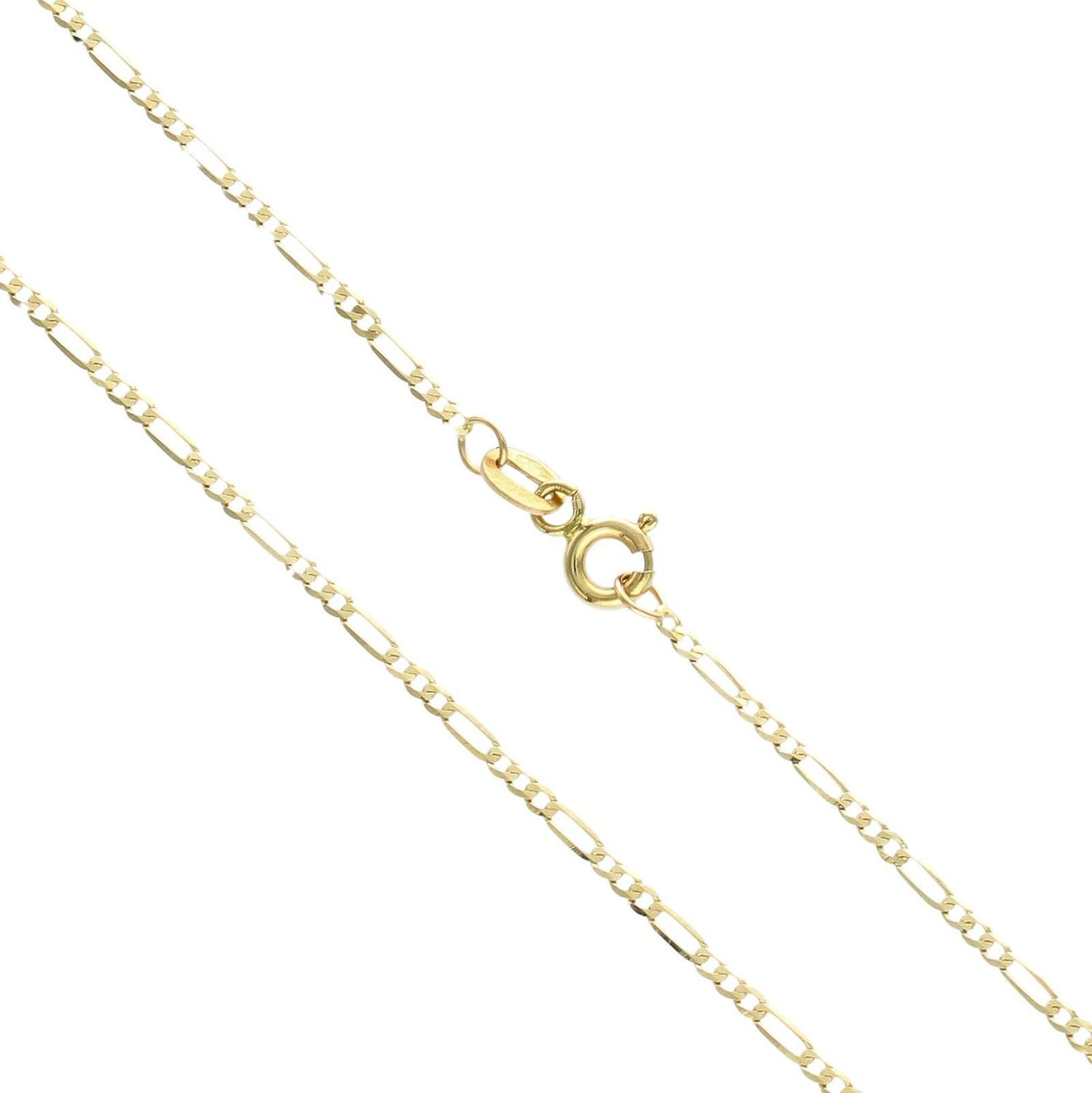 Złoty łańcuszek Figaro 585 – 45 cm, 1 mm (2).jpg